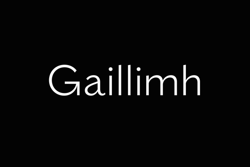 Gaillimh Typeface